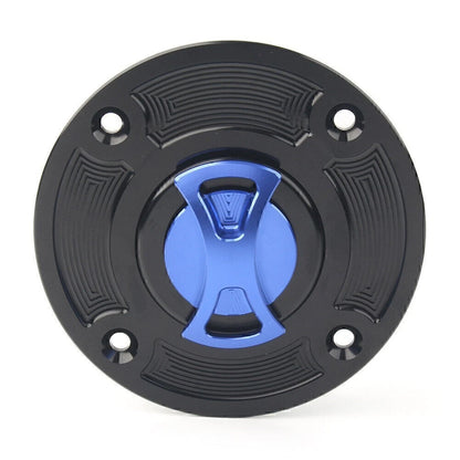 Blue Fuel Gas Tank Cap Cover for Suzuki TL1000S GS500 GSXR600 GSXR750 GSXR1000