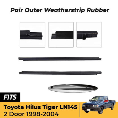 Weatherstrip Rubber Seal RH+LH Outer 2-Door Fits Toyota Hilux Tiger 1998-2004 AU