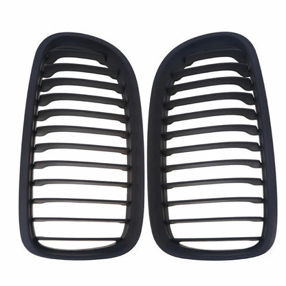 Front Bumper Kidney Grille for BMW E90 E91 3 Series Glossy Black (2008-2011)