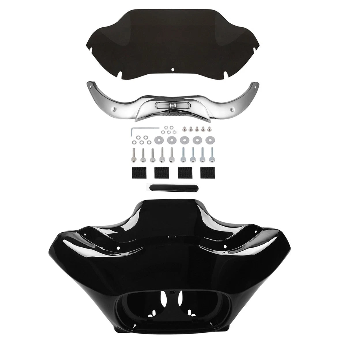 9.5'' Windshield Trims for Harley Road Glide (1998-2013)