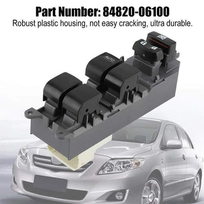 Power Window Master Control Switch for Toyota Corolla, Camry, RAV4 (2003-2023)