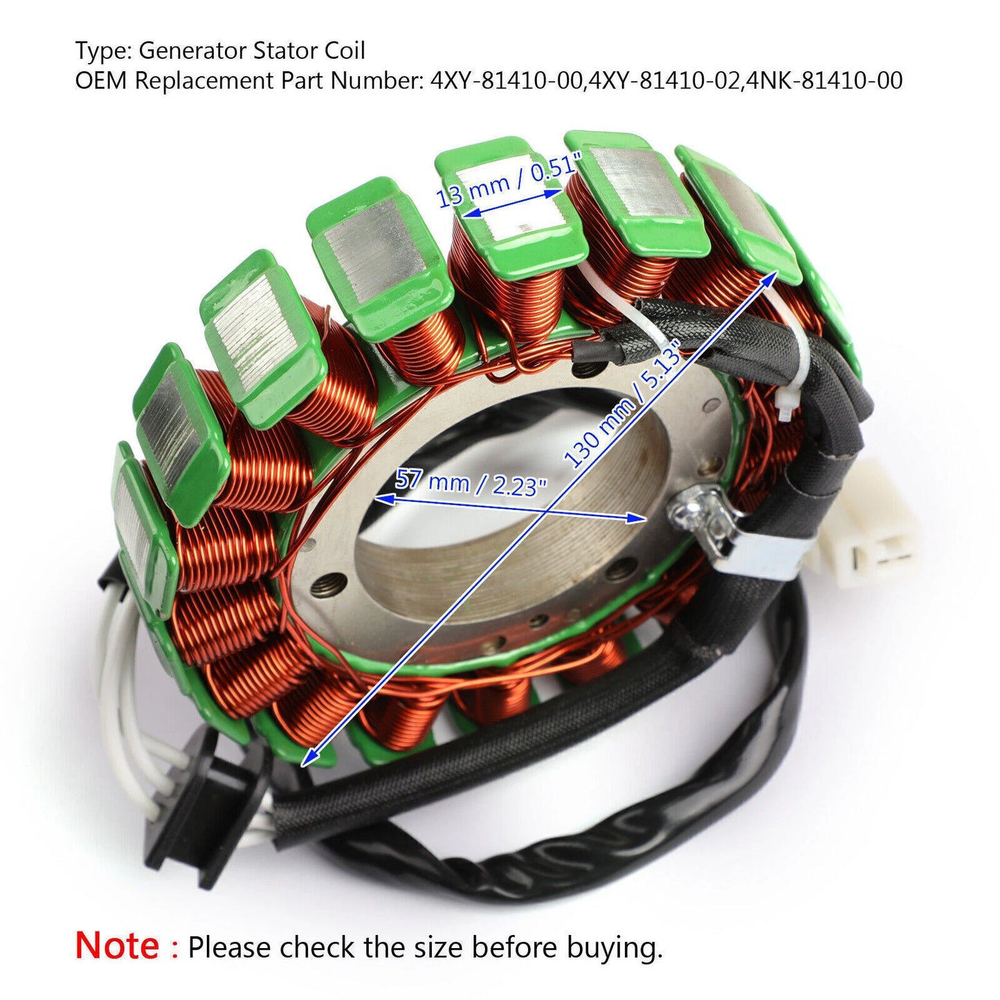 Stator Alternator for Yamaha XVZ 1300 Royal Star (1996-2013)