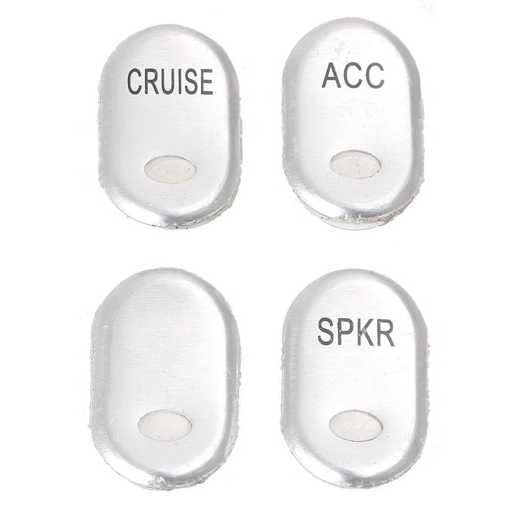 Stainless Steel Rocker Panel Switch Button Cover for Harley Touring FLHT FLTR (2009-2023)