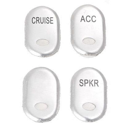 Stainless Steel Rocker Panel Switch Button Cover for Harley Touring FLHT FLTR (2009-2023)
