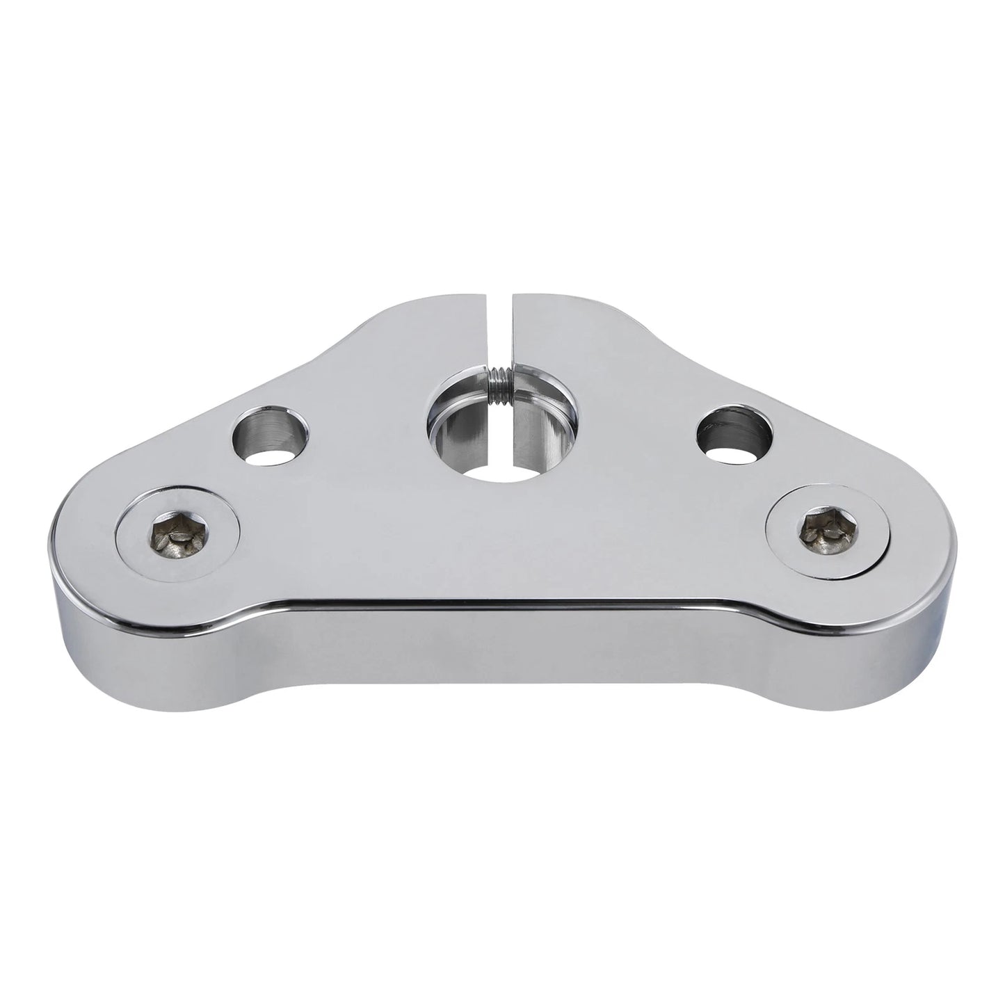 Chrome Triple Tree Top Clamp for Harley Cross Bones FLSTSB (2008-2011)