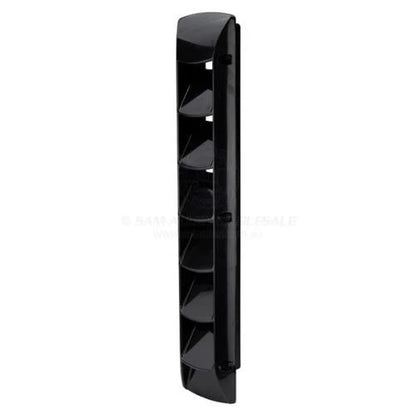 Large 6 Louvre Vent 87mm x 460mm Black ABS for Boat/Caravan/Camper