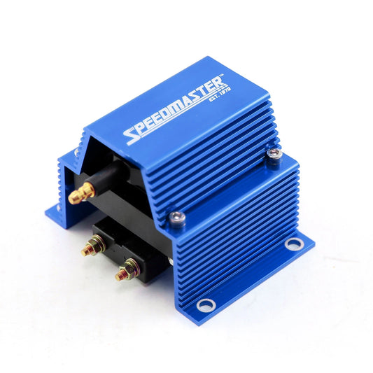 12V High Output External Male E-Core Ignition Coil for Universal - Blue