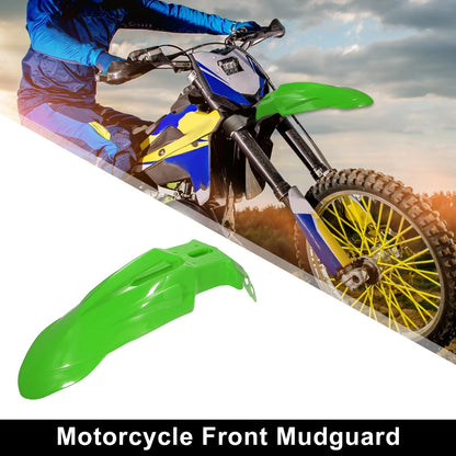 Front Fender Dirt Bike Mudguard for Motorcycle Motocross Off Road Green