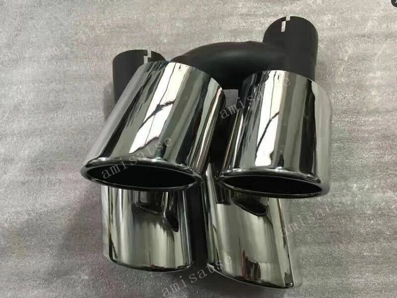 Dual Outlet Quad Exhaust Tips for Audi A4 B9/S4/S6/S7 (2017-2023)