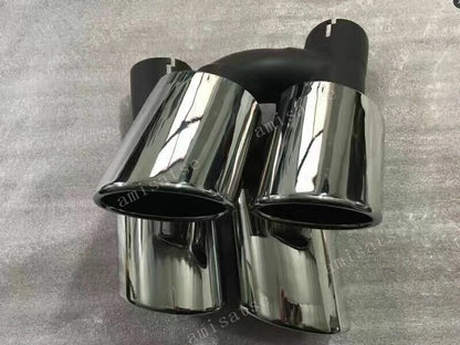 Dual Outlet Quad Exhaust Tips for Audi A4 B9/S4/S6/S7 (2017-2023)