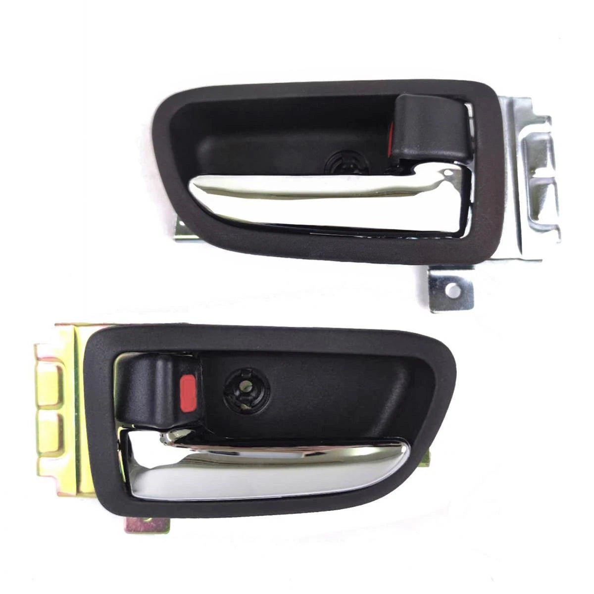 Interior Door Handle BK/CH Pair Fits Mazda BT-50 Ford Ranger Pickup 2006-11 D06