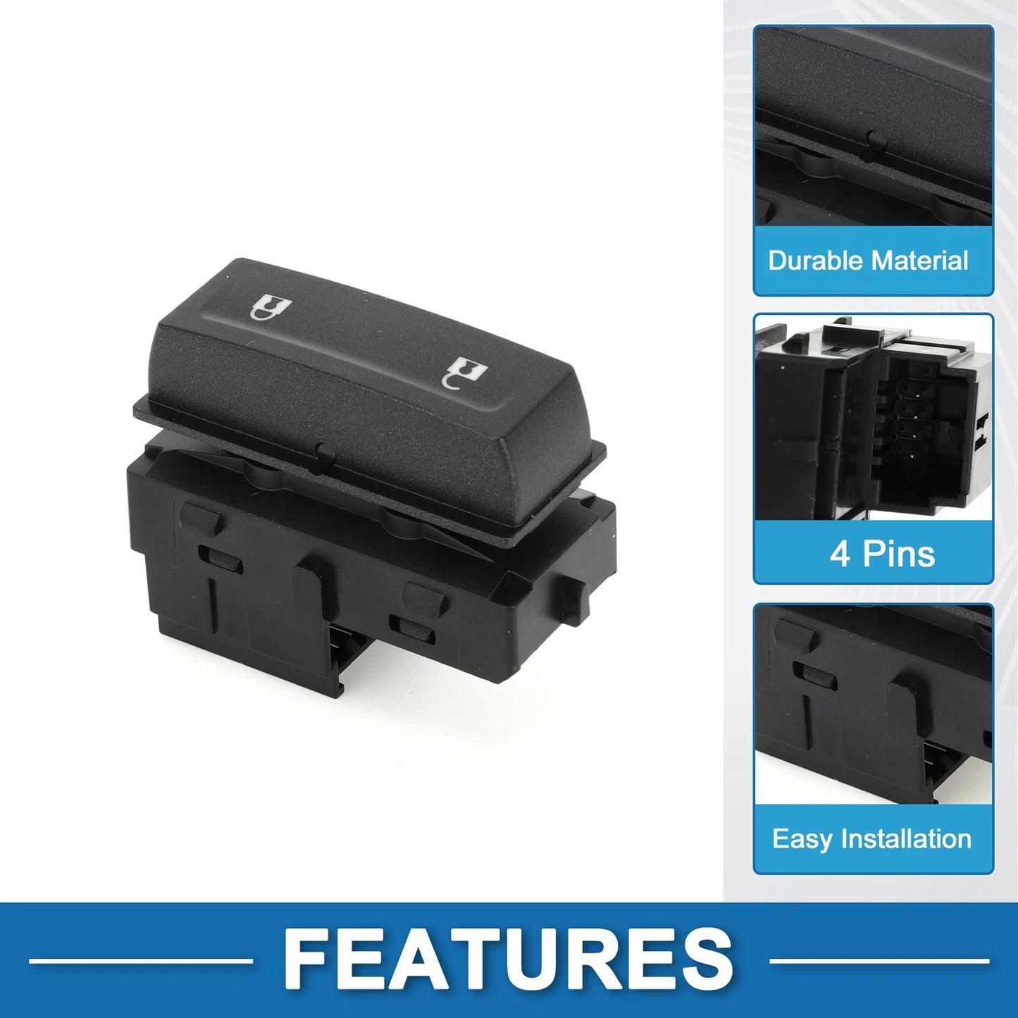 Door Lock Switch for Cadillac ATS Chevrolet Silverado 1500
