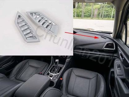 Front Top Air Vent Cover Trim for 2019-2023 Subaru Forester ABS Matte