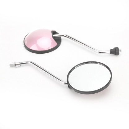 Pink Mirror Set for Universal Scooter M8 CW Thread Right & Left