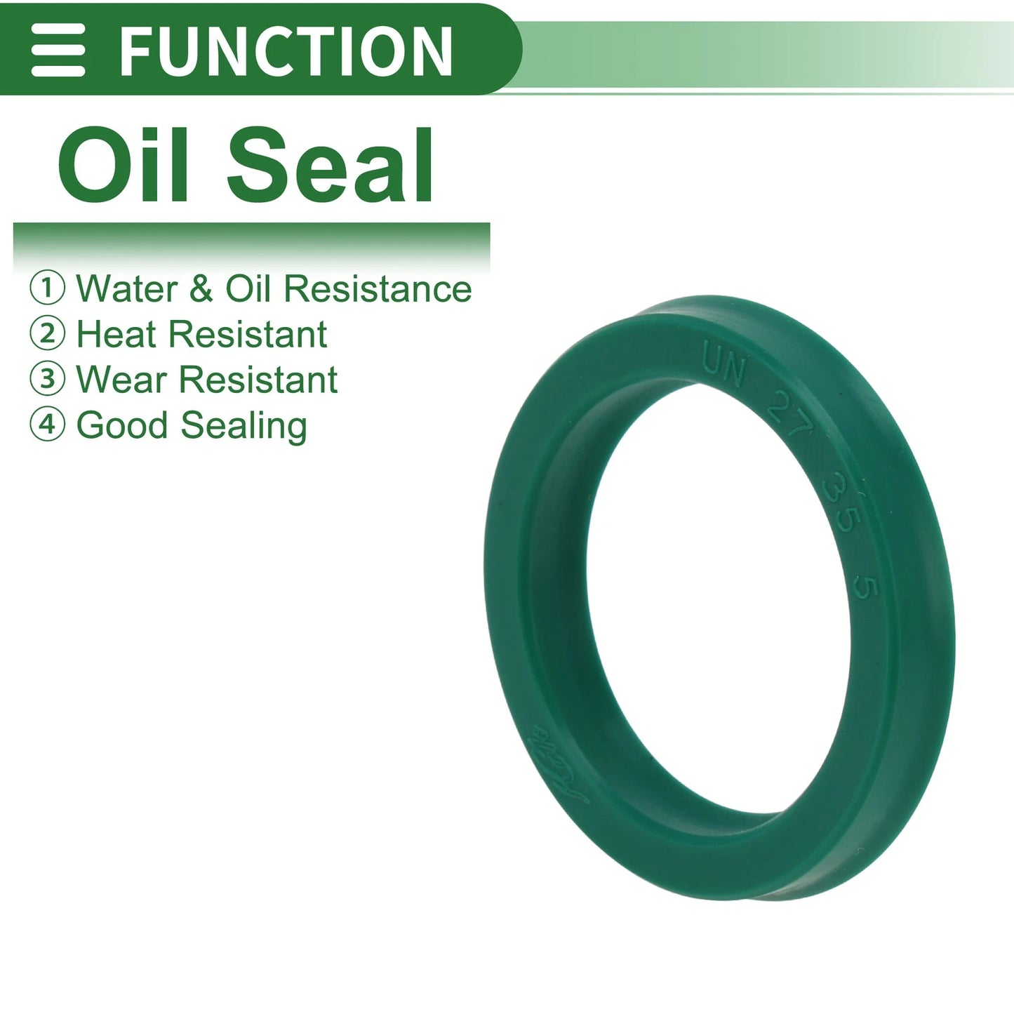 Oil Seal 27x35x5mm Seal Ring Rotary Shaft Seal TPU 5 x for Make Model
