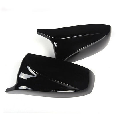 Glossy Black Rear Mirror Cover Caps for BMW X5 X6 E70 E71 (2007-2013)