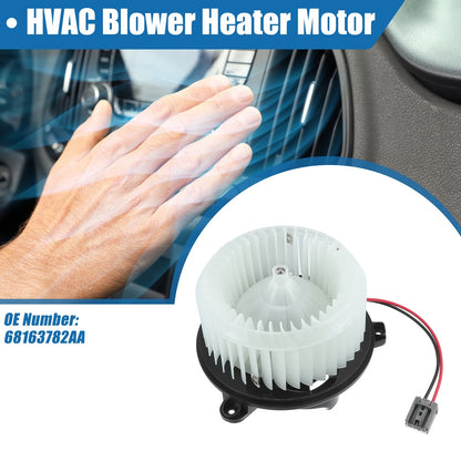 Heater Blower Motor for Dodge Dart (2013-2013) Plastic Black