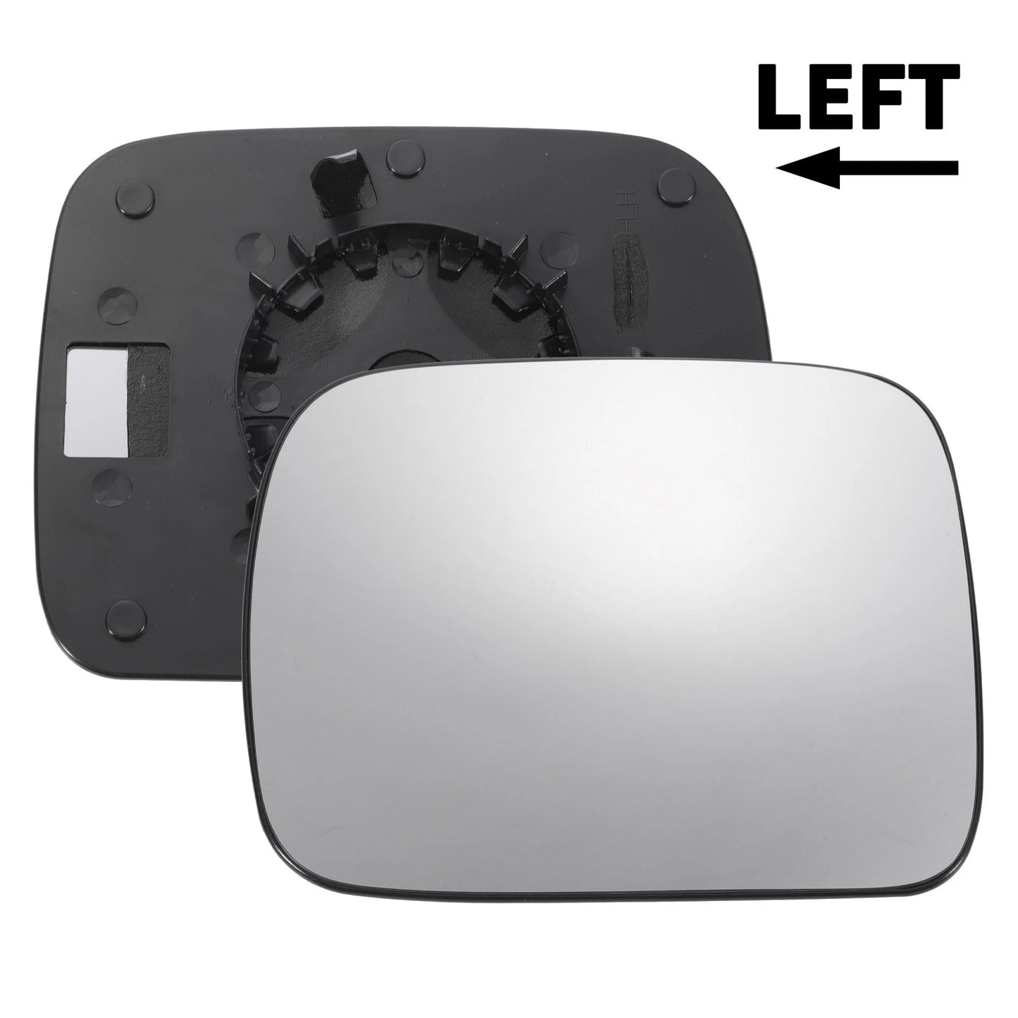 Left Side White Mirror Glass w/ Back Convex for Ford Maverick (2022-2023)