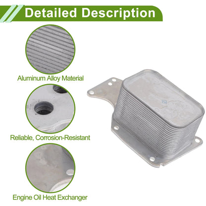 Engine Oil Cooler + Transmission Oil Cooler for BMW 320i XDrive