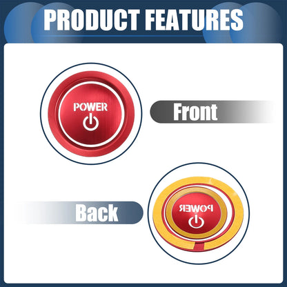 Engine Start Stop Button Cover Set for Toyota Vellfire 30 Series (2015-2020)