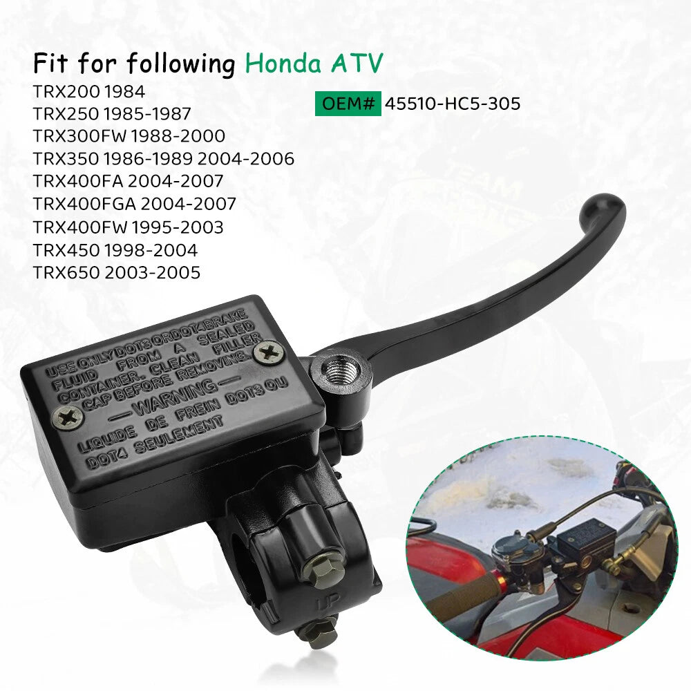 Front Brake Master Cylinder for Honda TRX250EX/TRX300EX/TRX450R (2006–2008)