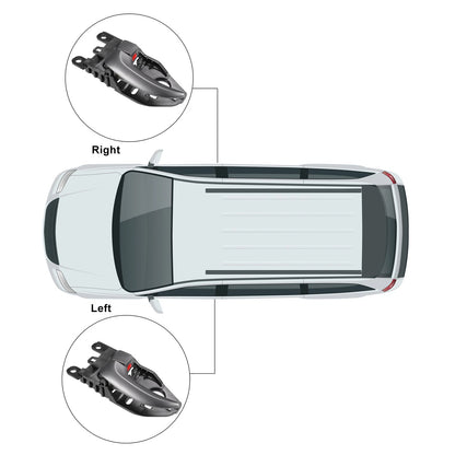 2 x Left Right Interior Door Handles for Hyundai Elantra (2011-2016)