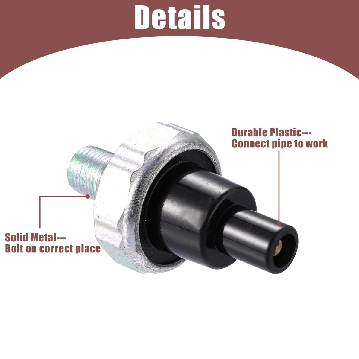 7.3L Diesel Fuel Filter Vacuum Switch for Ford E-250 E-350 F-250 (1994-1997)