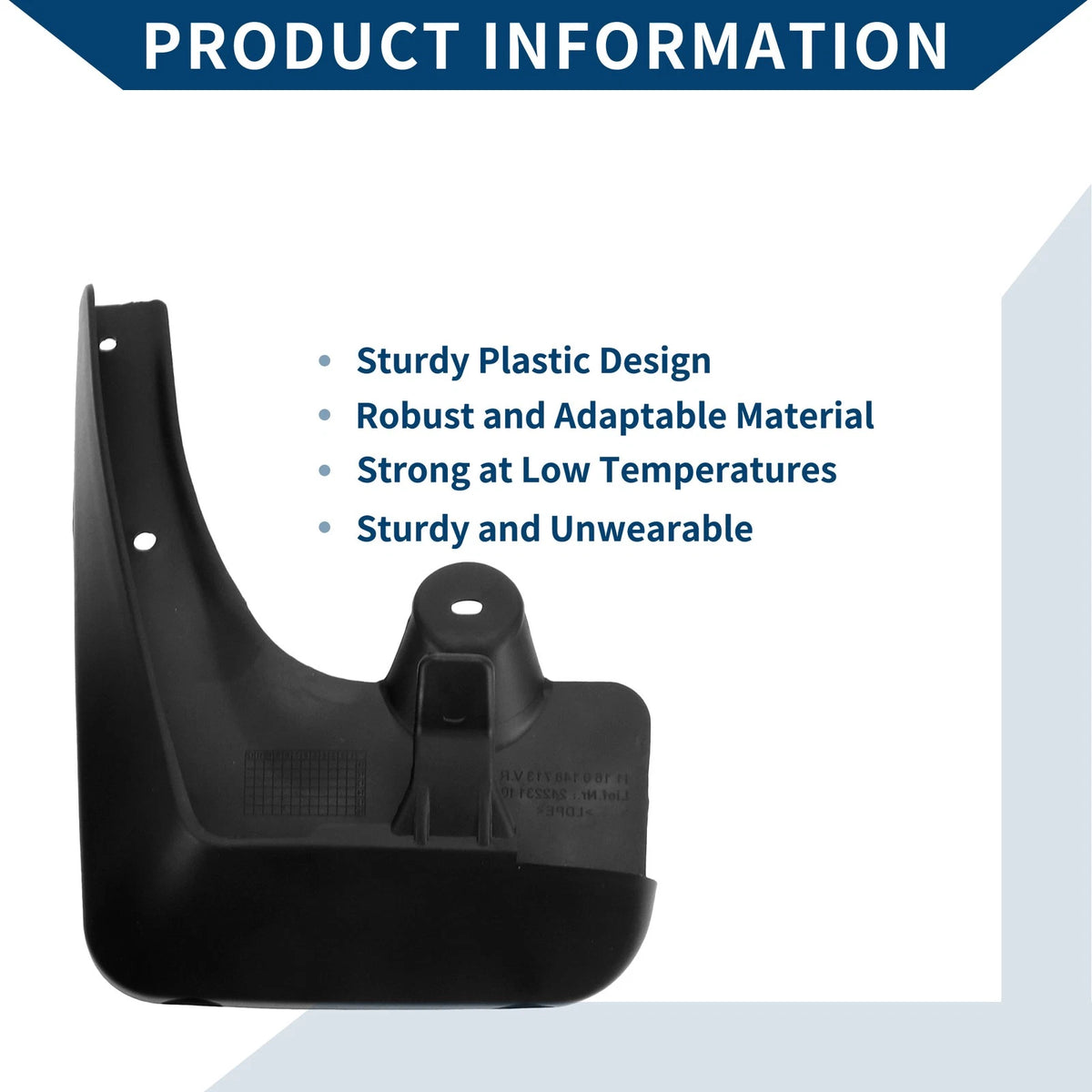 Mud Flaps Splash Guards 1 Set for BMW 5 Series F10/F18 (2011-2016)