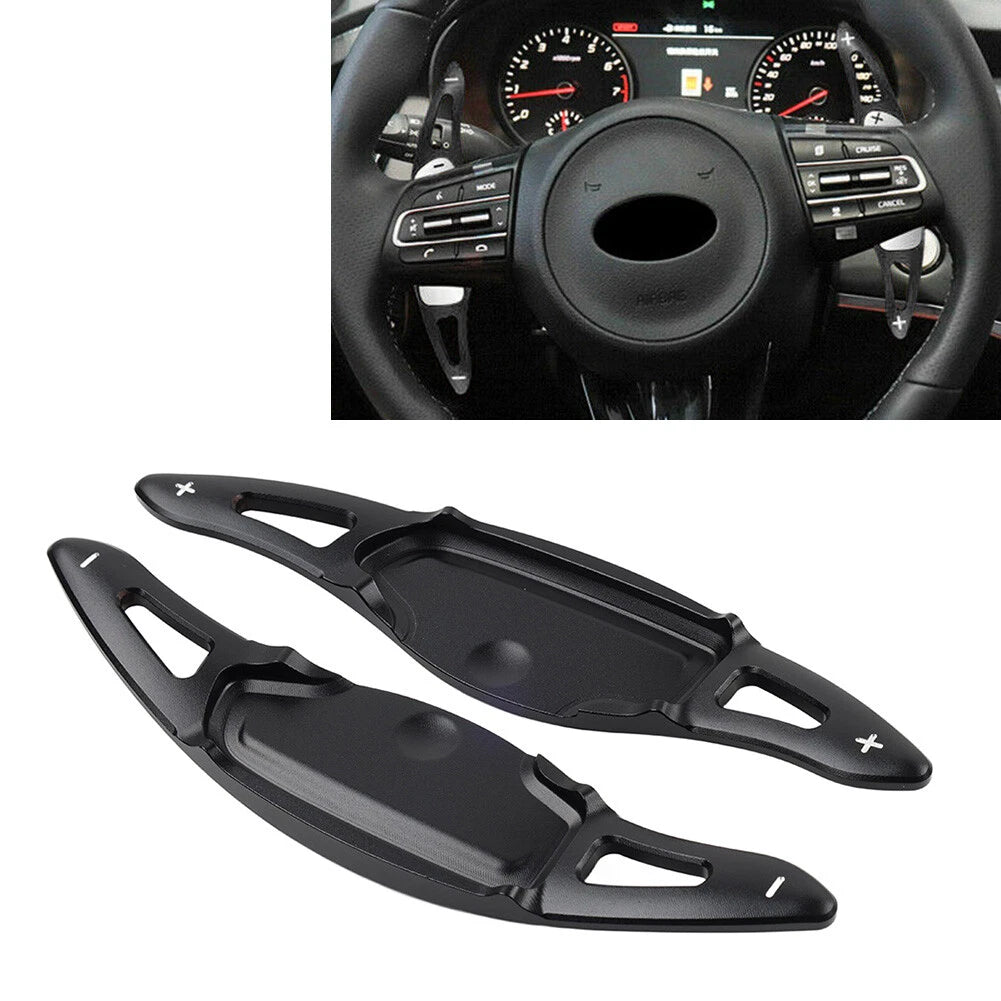 Aluminum Steering Wheel Paddle Shifter Extensions for Kia Stinger (18-23)