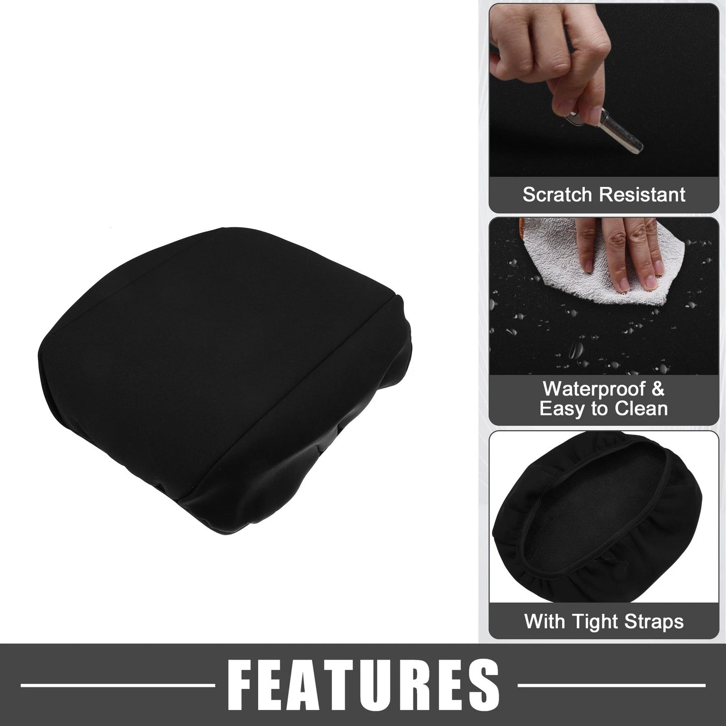 Center Console Armrest Cover for Jeep Wrangler JL/JLU (2018-2023)