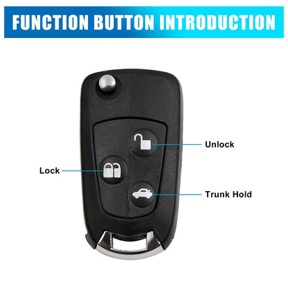 Key Fob Shell Case for Ford Mondeo Fiesta Focus