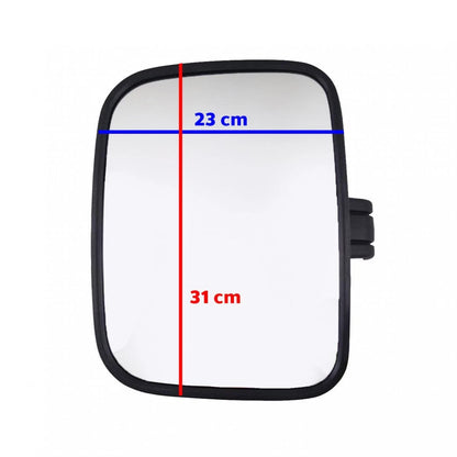 Side Exterior Mirror Rear View Left Fits Hino Hitech Ranger Truck 1989-99