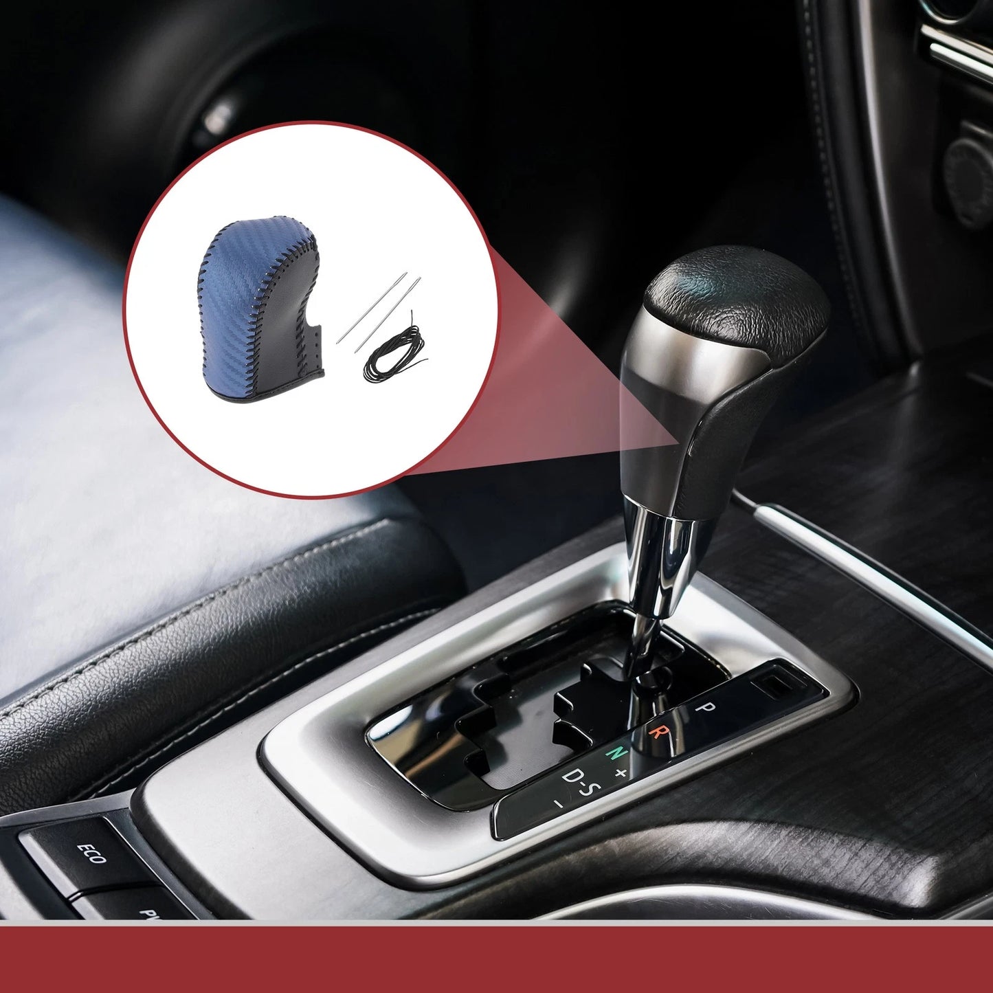 1 Pc Car Gear Shift Knob Cover for Acura ZDX (2010-2012)