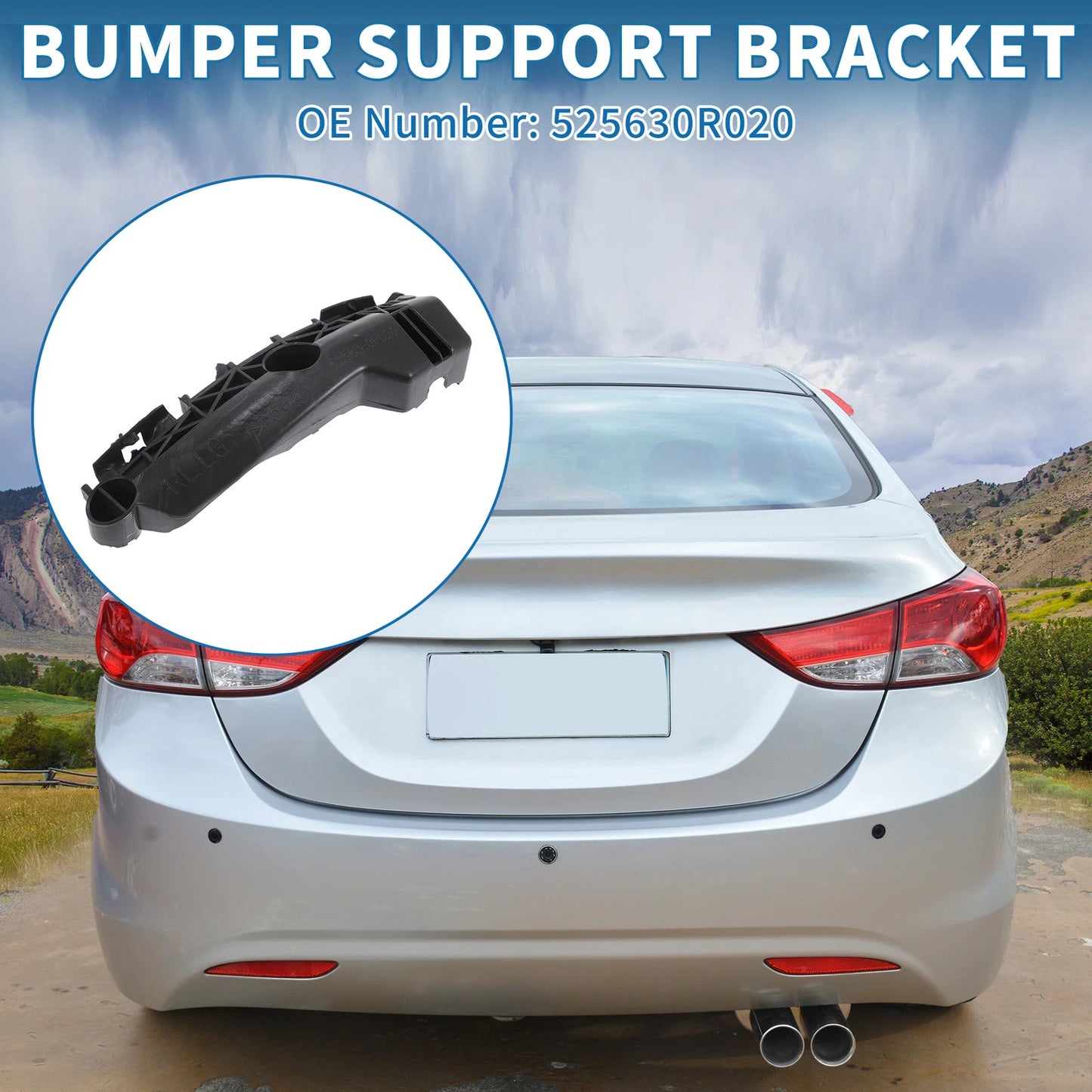 Left Rear Bumper Retainer Bracket for Toyota RAV4 (2005-2013)