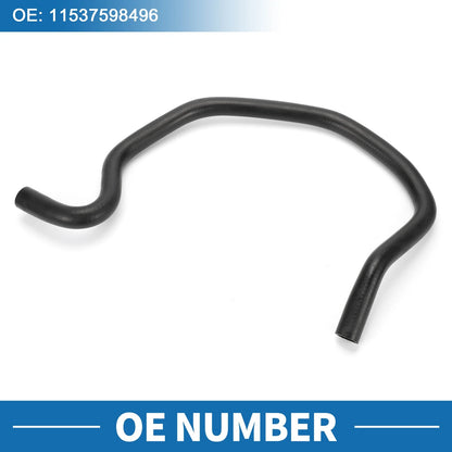 Radiator Hose for BMW 740Li (2013-2015) Rubber Black 1 Pc