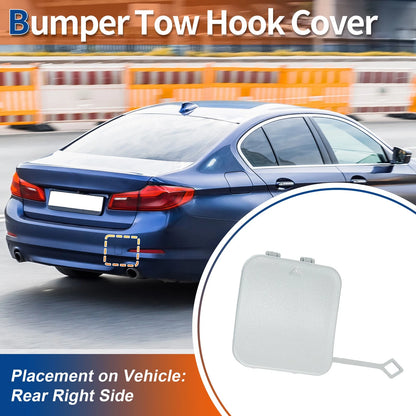 Tow Hook Cover for BMW 530i 530e 540i M5 White