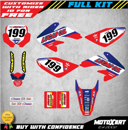 Custom Graphics Full Kit for Honda CRF100 (2004-2010) ACTIVE Style Stickers