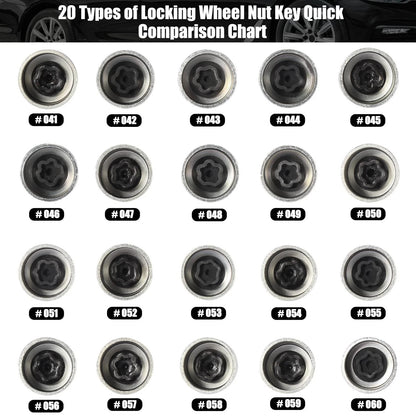 Locking Lug Nut Removal Key for BMW 3/5/7 Series