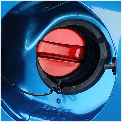 Red Carbon Fiber Gas Fuel Cap Cover for Lexus IS300 IS350 IS500 (2021-2024)