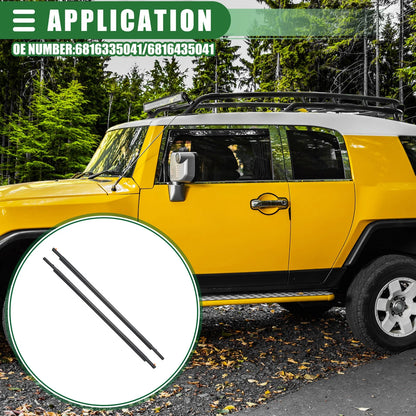 Front Left Right Door Window Belt Weatherstrip for Toyota FJ Cruiser (2007-2014)