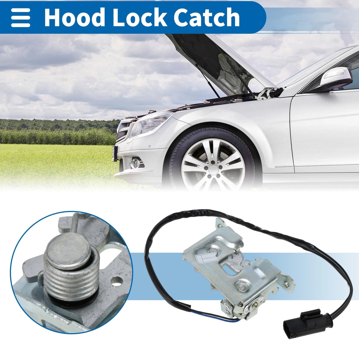 Hood Latch Assembly for BMW X5 E70 2010-2013 (1 x)