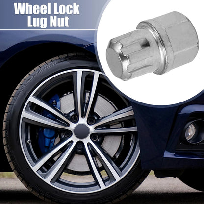 Solid Auto Anti Theft Wheel Lock Lug Nut Key for BMW (2017-2023)