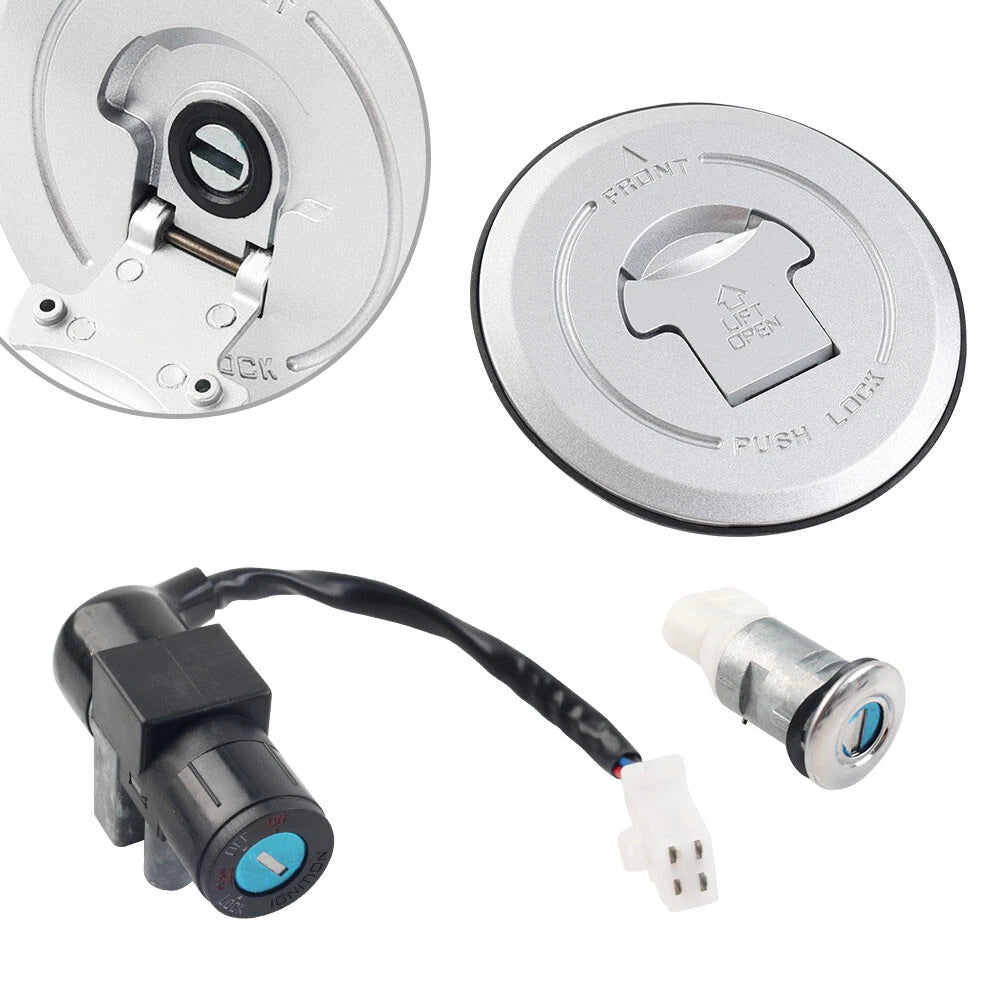 Ignition Switch Lock & Fuel Cap Cover Set for Honda MSX125 GROM125 (2014-2015)