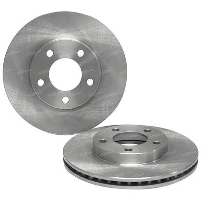2x Front Disc Rotors & Brake Pads Set for Mazda Tribute/Ford Escape (2001-2005)