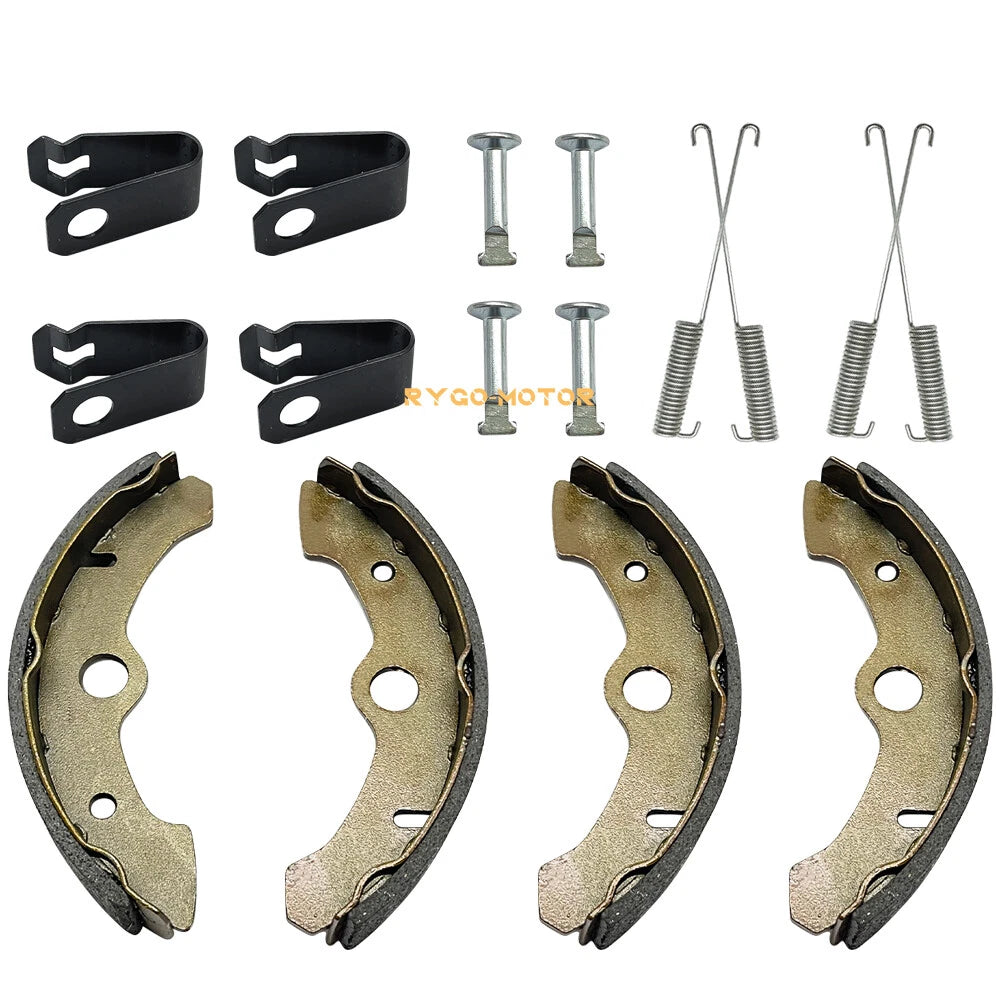 2 x Front Brake Shoes & Pins for Yamaha Kodiak 400 (1993–1998)