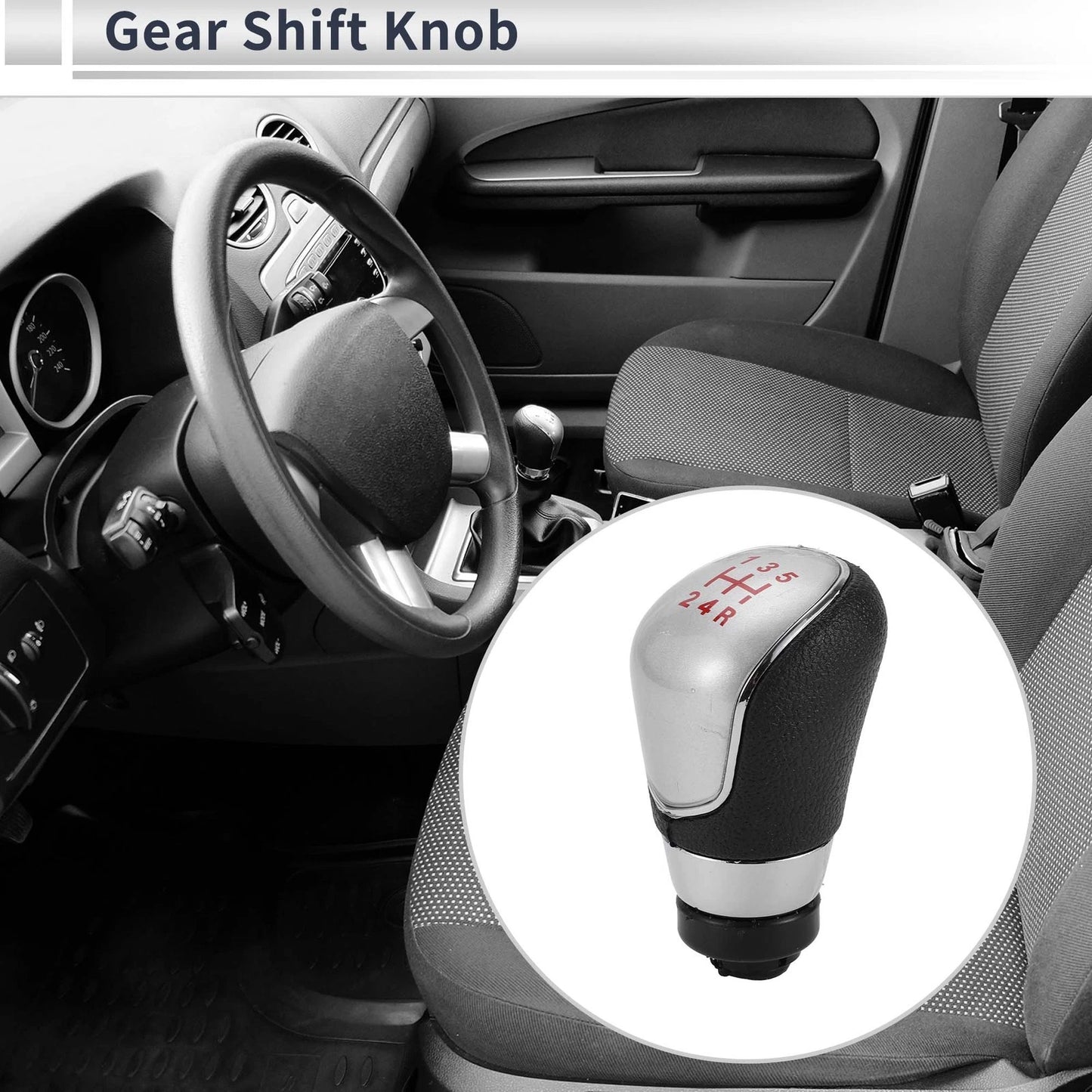 5 Speed Shift Knob for Ford Focus MK2 FL (2005-2011)