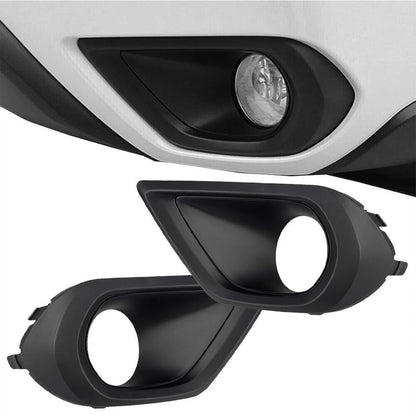 L & R Fog Light Bezel Trim Covers for Subaru Forester (2014-2016)