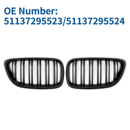 Front Upper Bumper Grille for BMW 2 Series F22 2014-2021 Matte Black Grills