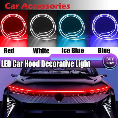 Hoodbeam Kit Flexible LED Meteor Strip Lights for Car (2023)