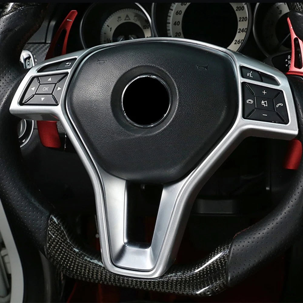 Steering Wheel Trim Cover for Mercedes Benz A B C E CLA Class (2013-2023)